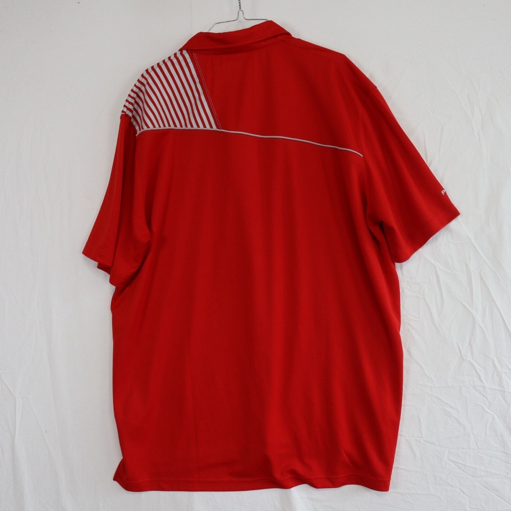 PING Polo Shirt Mens 2XL XXL SensorCool Performance Golf Red Short Sleeve - Picture 3 of 7